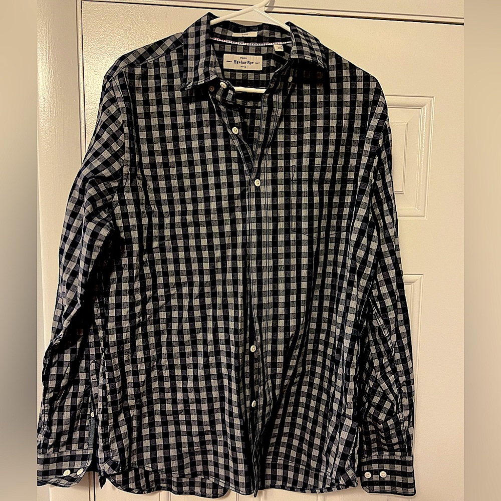Hawker Rye men’s button up shirt